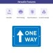 One Way Street Signs