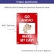 Reflective Funny Beware of Dog Signs
