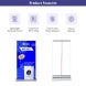 Silverstep Tabletop 24 Inch Retractable Banner Stand