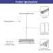 Silverstep Tabletop 24 Inch Retractable Banner Stand
