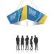 Sky Tube Tapered Square Hanging Banners
