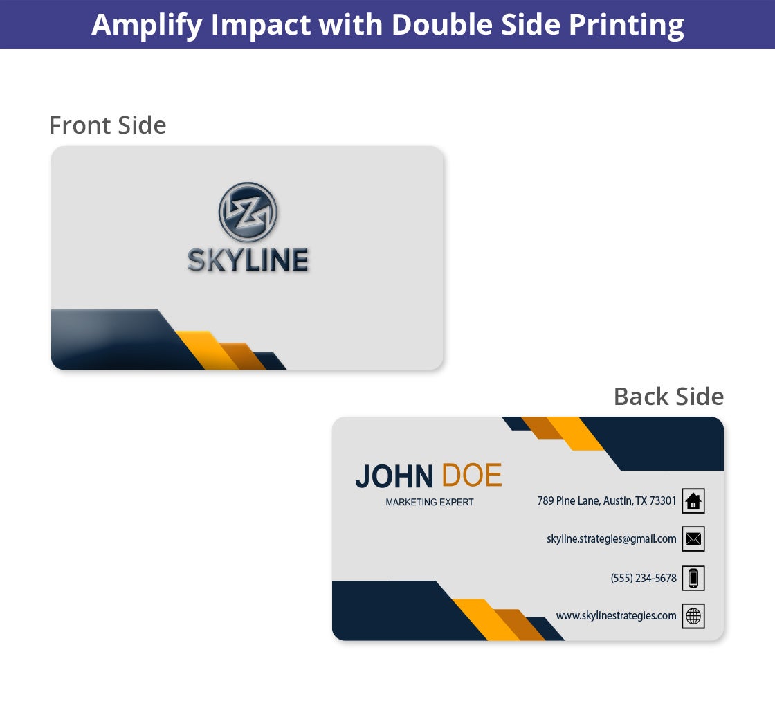 Spot UV Business Cards