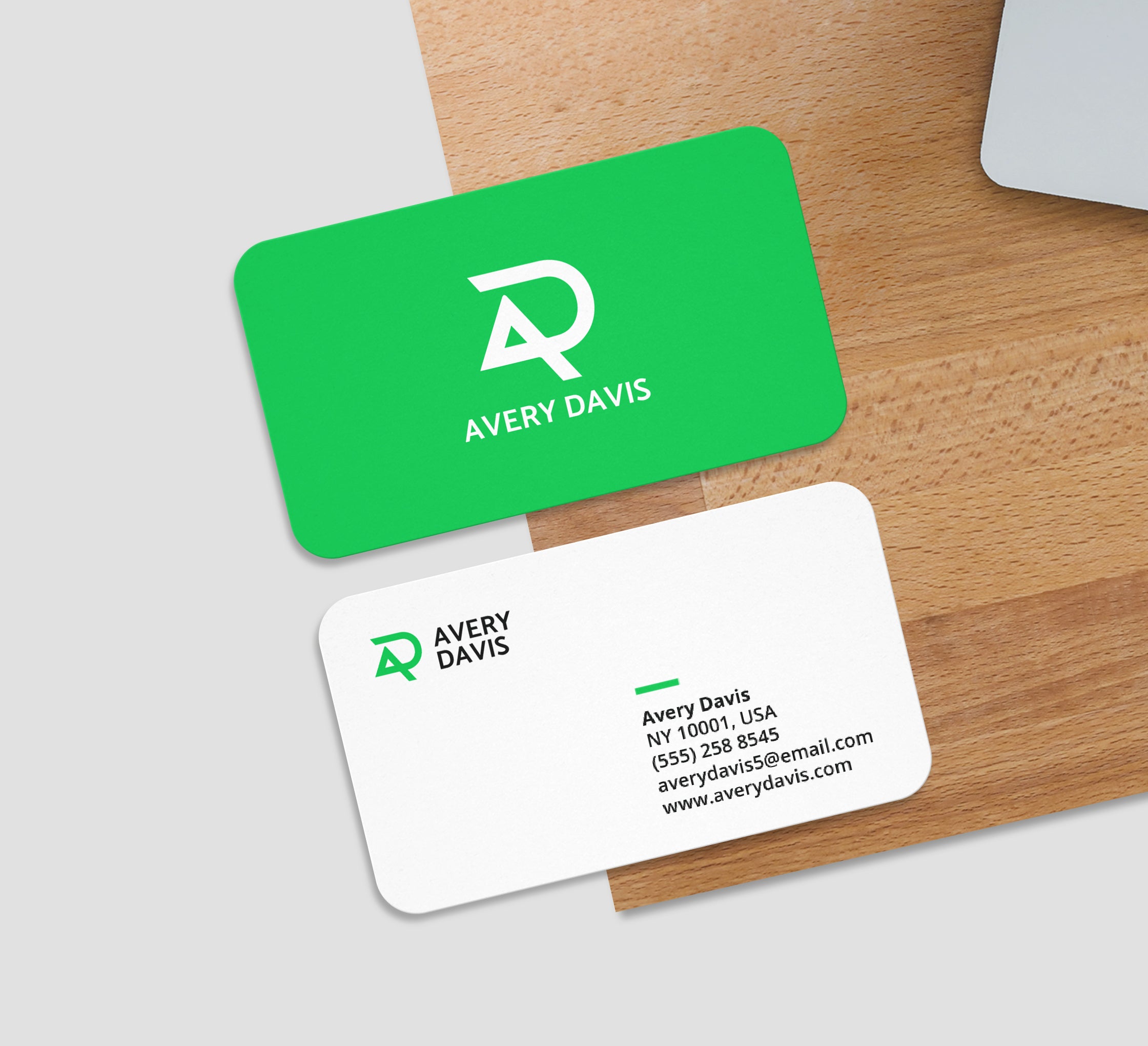Rounded Corners Business Cards