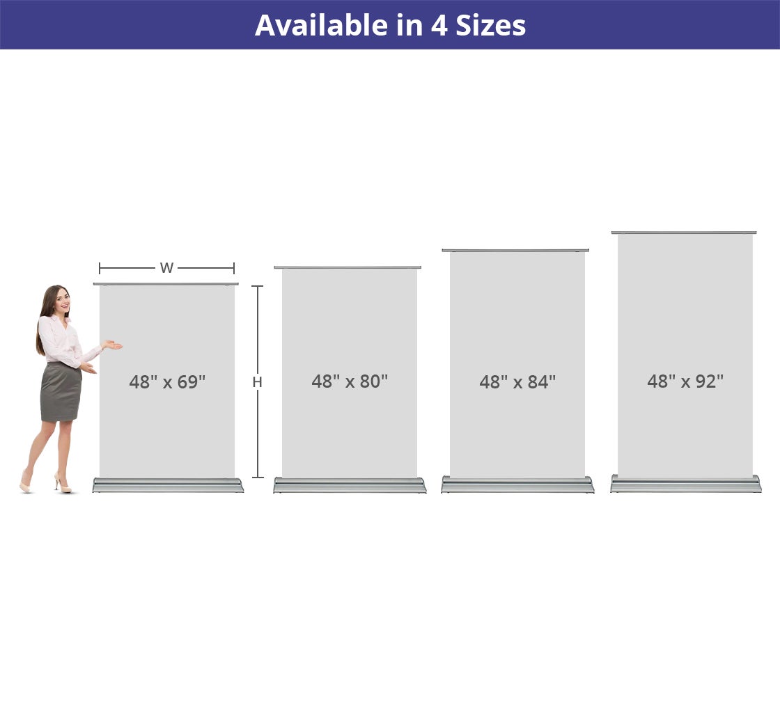 Silverstep 48'' Retractable Banner Stand