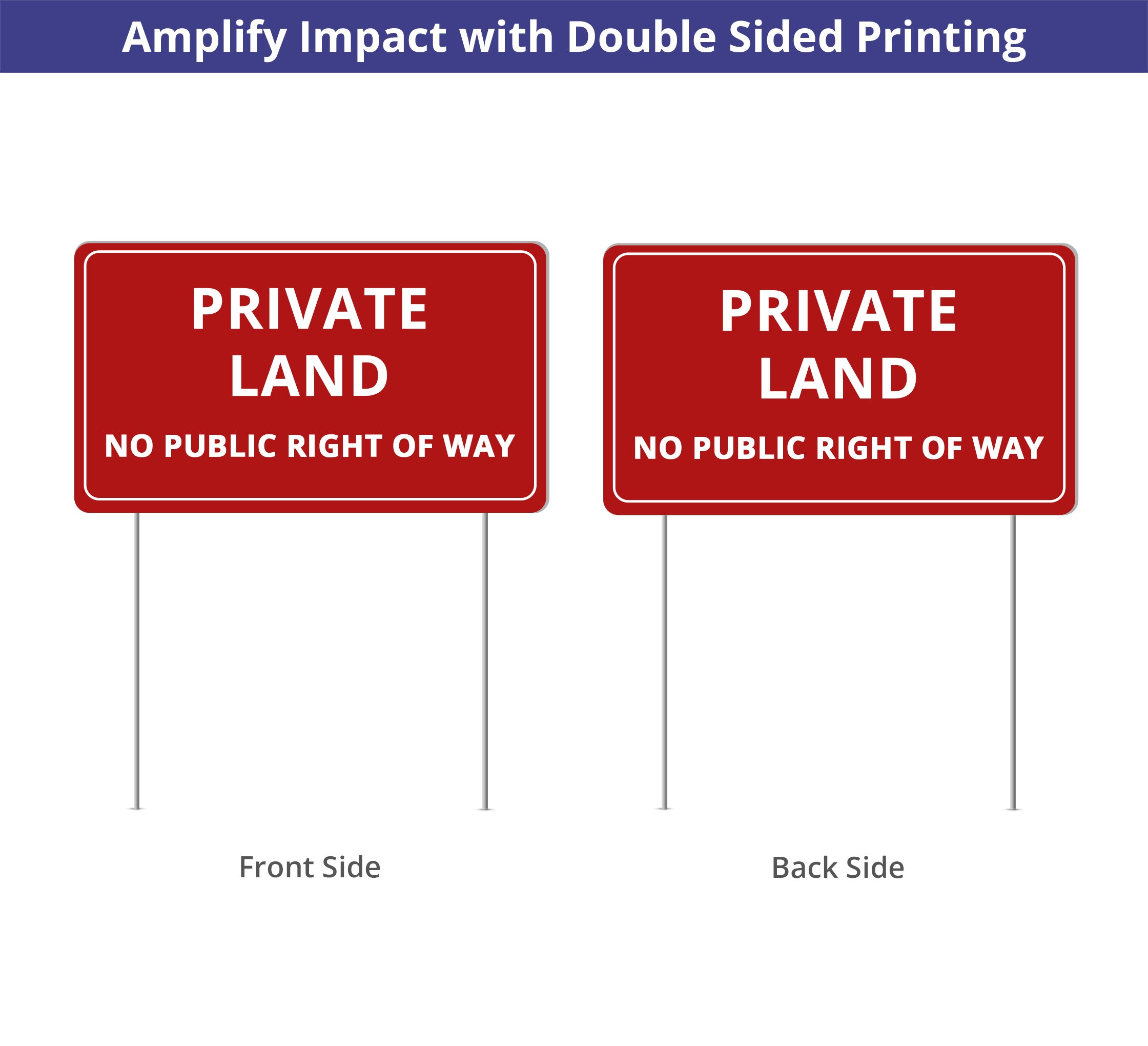 Die-Cut Yard Signs