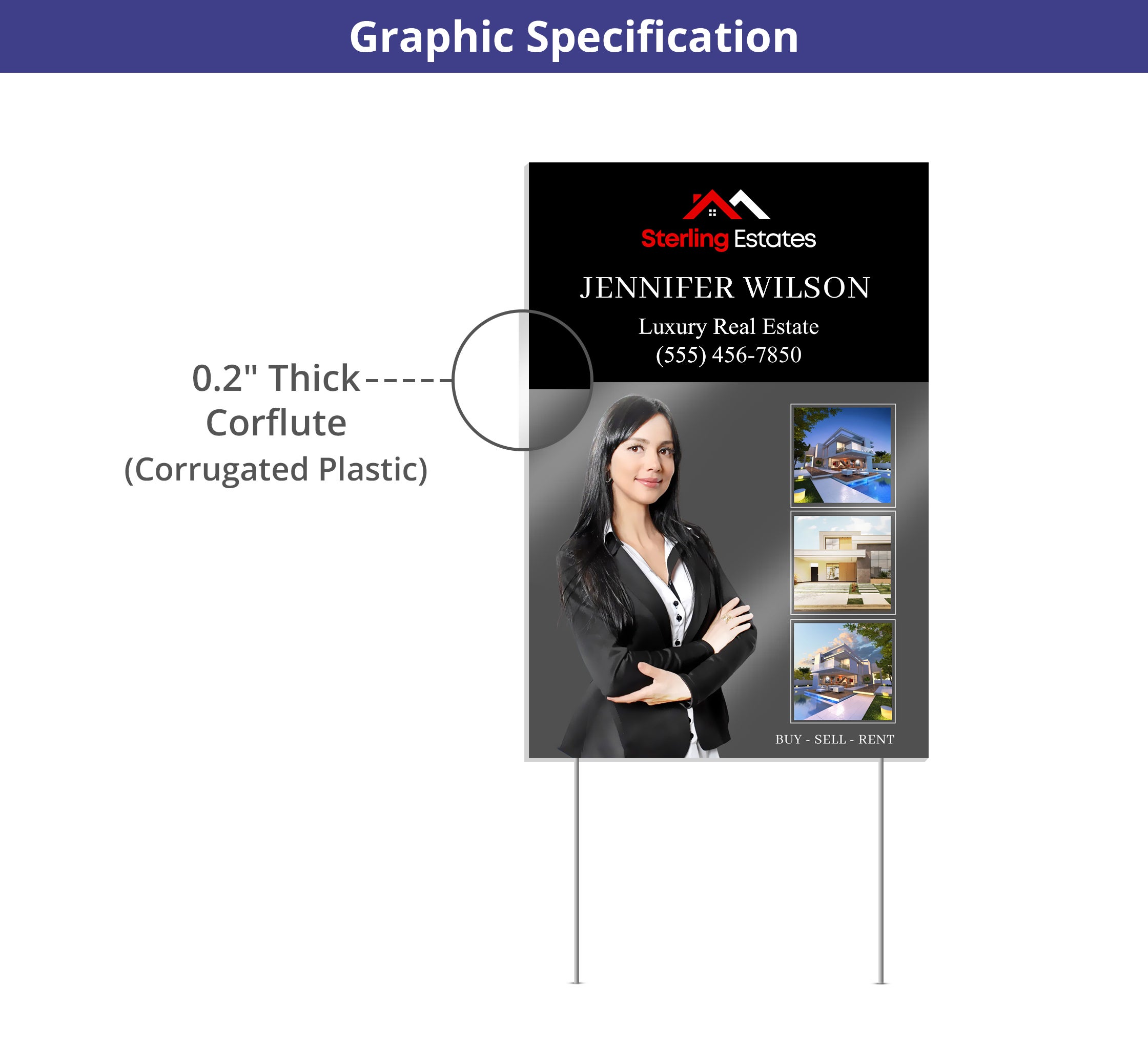 Reflective Custom Yard Signs