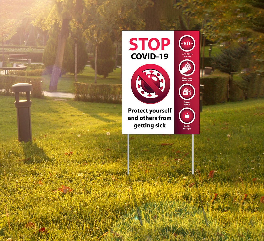 Yard Precaution Signs